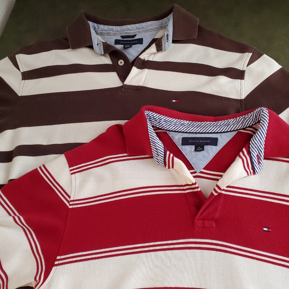 Lot of 2 Tommy Hilfiger polos XL